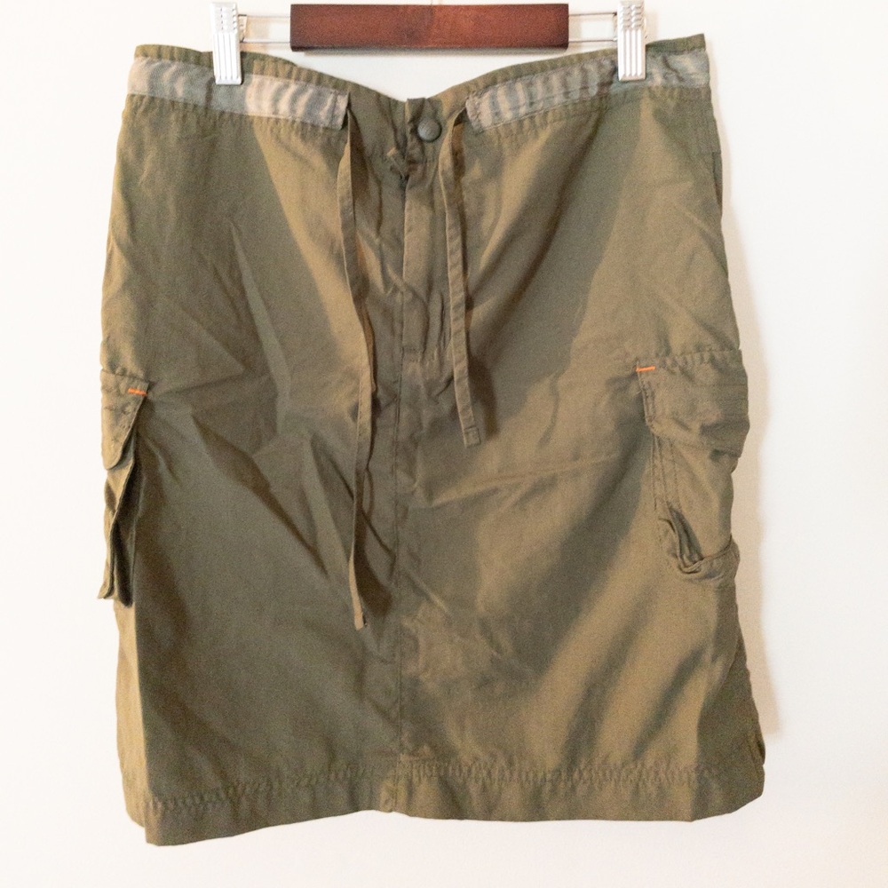 Columbia Olive Cargo Skirt with Pockets Size S